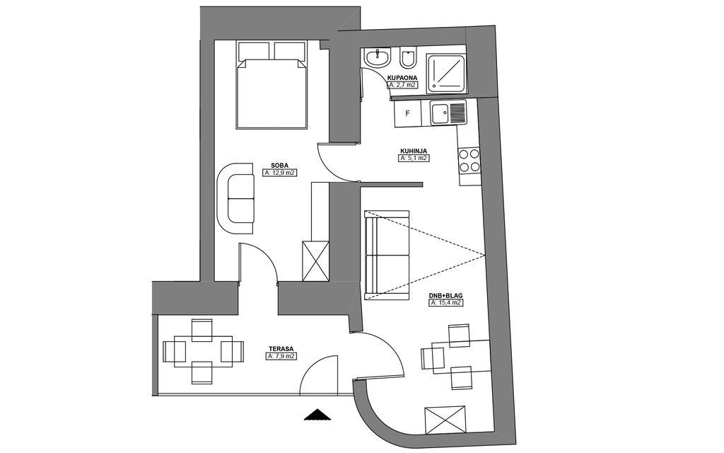 Apartments Ruzica Зострог Екстер'єр фото